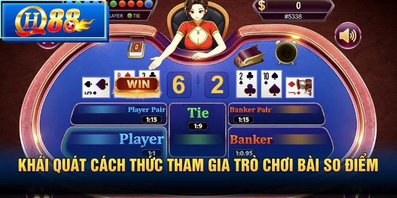 Khái quát cách thức tham gia trò chơi bài so điểm
